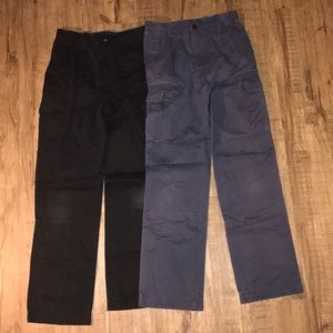 2 pairs of Lands End Cargo Pants